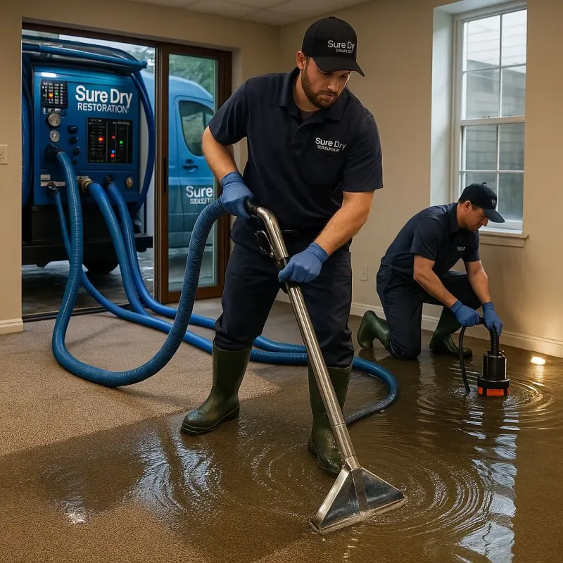 Water Extraction and Removal process in Avila Beach, CA